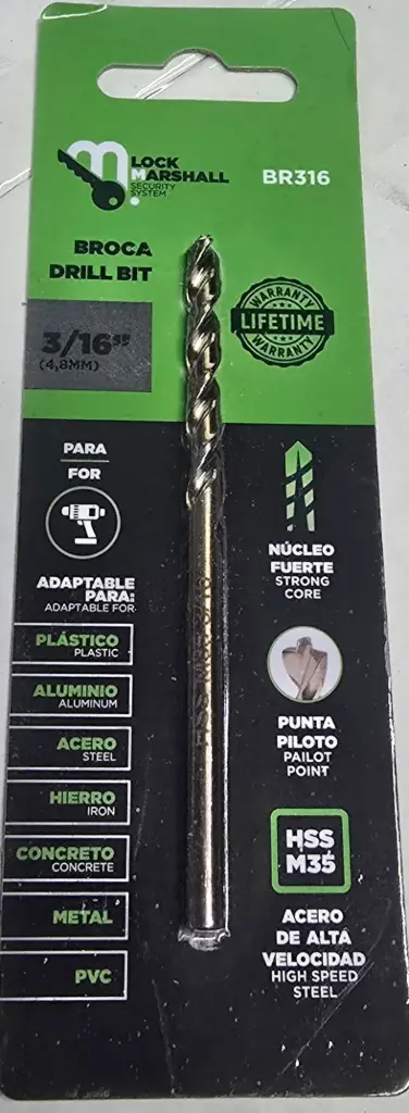 LM-Barrena Metal 3/16