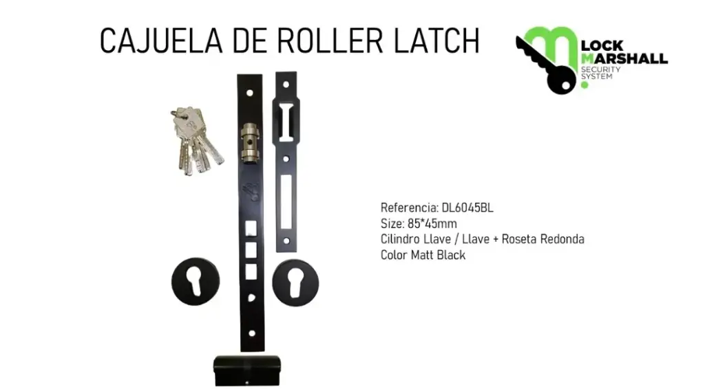 NEGRO - Cajuela Resbalon ancha (DL6045BL)