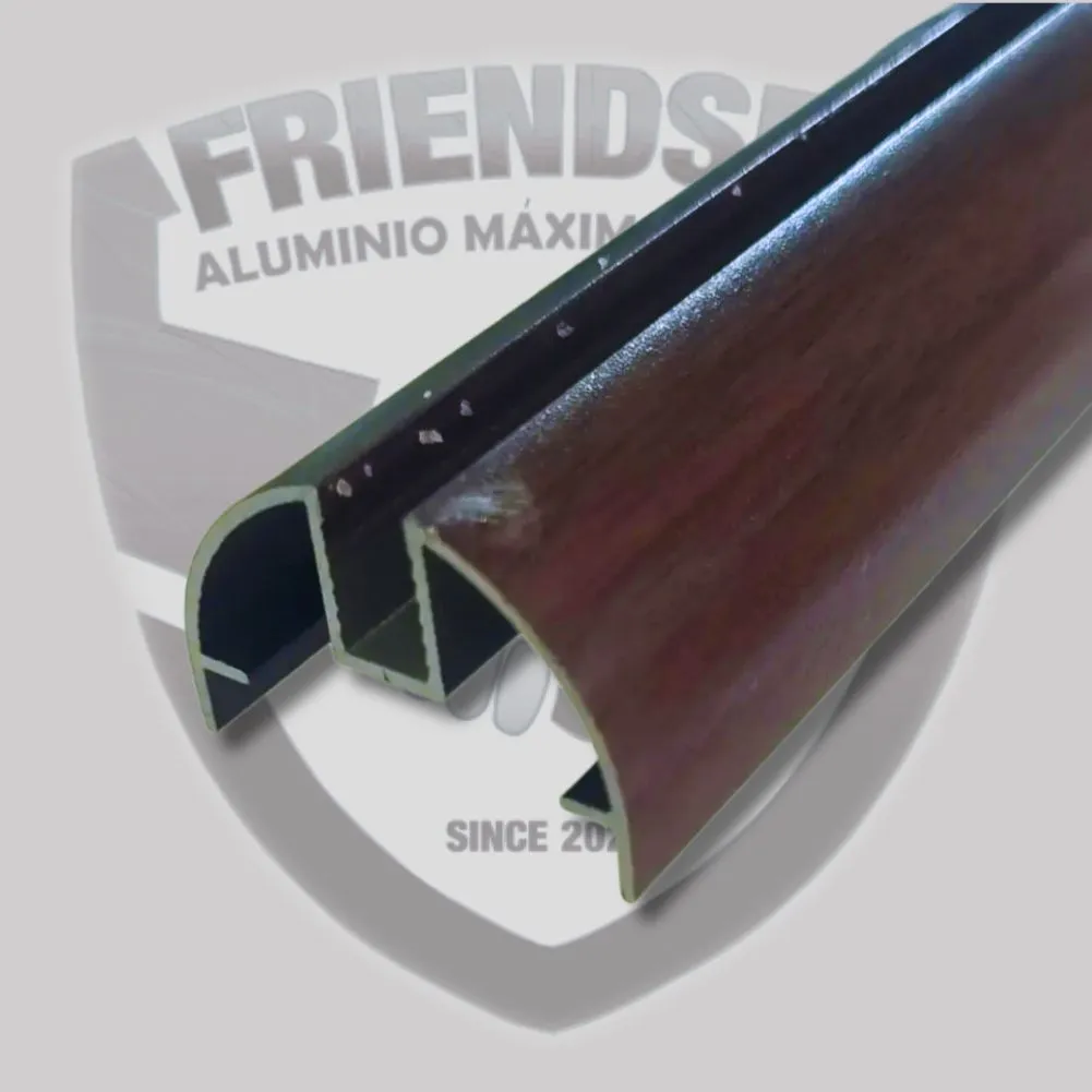 (MALASIA) MADERA NOGAL-Glass Adapter Curvo Melon HEAVY 19'-8"