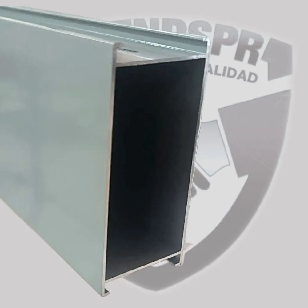 (MALASIA) GRIS-Marco Intermedio 4" Heavy 16’  con Plastiquito