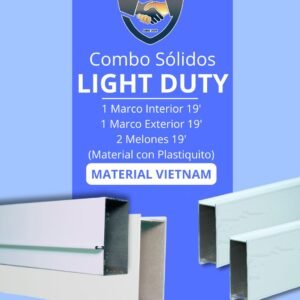 BLANCO - COMBO Puerta Solida Melon LIGHT DUTY 19' (VIETNAM)