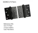 Gozne 4"*4"*3mm NEGRO Par